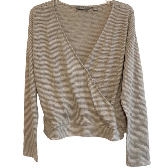 G Giuliana LounGy Surplice Topper (555) LARGE - Picture 2 of 3